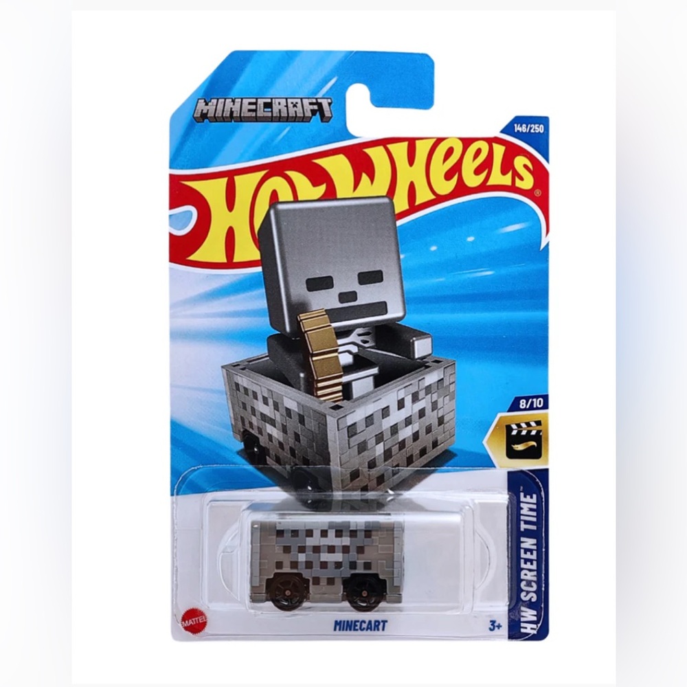 Hot Wheels Minecraft Minecart – HW Screen Time Series (146/250)